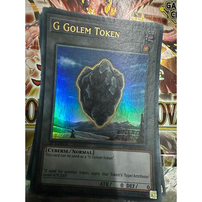 bài yugioh: g golem token