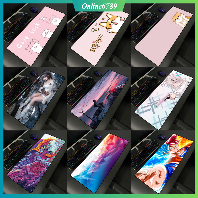 Lót chuột cỡ lớn 90x40 80x30 - Bàn di chuột rẻ bền đẹp chất lượng tốt