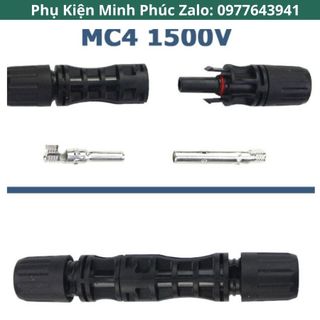 Rắc kết nối MC4 Loại 1500vdc cút nối chuyên dụng cho cáp năng lượng mặt trời. Loại 1500vdc