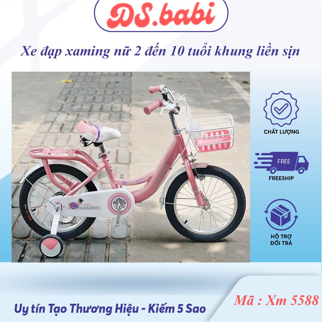 Xe đạp trẻ em cho bé gái Size 12-20inh bé từ 5