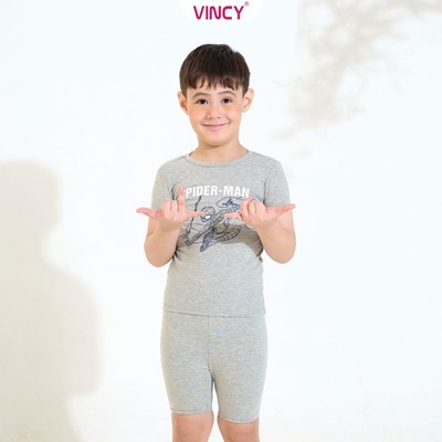 Bộ Đồ Short Thun Bé Trai Vincy SST040W11
