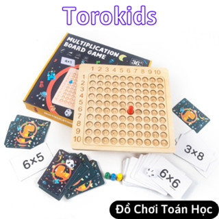 Đồ chơi bằng gỗ, Bảng cửu chương bằng gỗ phát triển tư duy toán học cho bé