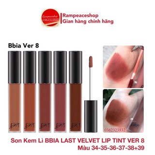 Son kem lì bbia last velvet lip tint ver 8