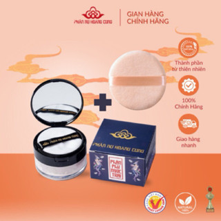 Phấn phủ Phấn Nụ Hoàng Cung màu trắng tinh chất ngọc trai 25gr /1 hộp