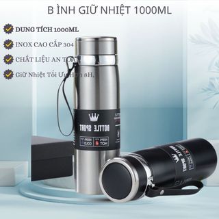 Bình giữ nhiệt bottle sport 1000ml, 800ml inox thép không gỉ cao cấp -bình giữ nhiệt -bình giữ nhiệt 1000ml