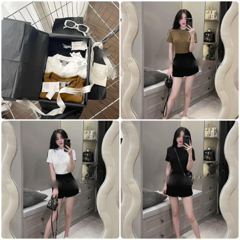 ÁO TĂM CỔ TRÒN CỘC TAY