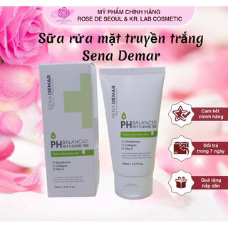 Sữa rửa mặt Senademar PH Balanced Deep cleansing foam hạn 2026 tuýp 150g (tặng Mặt nạ Mask)