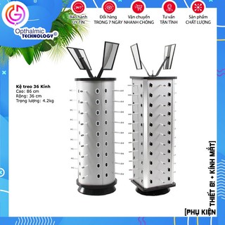 - Kệ kính xoay trưng bày kính mắt 36 Kính trưng bày xoay 360 độ
