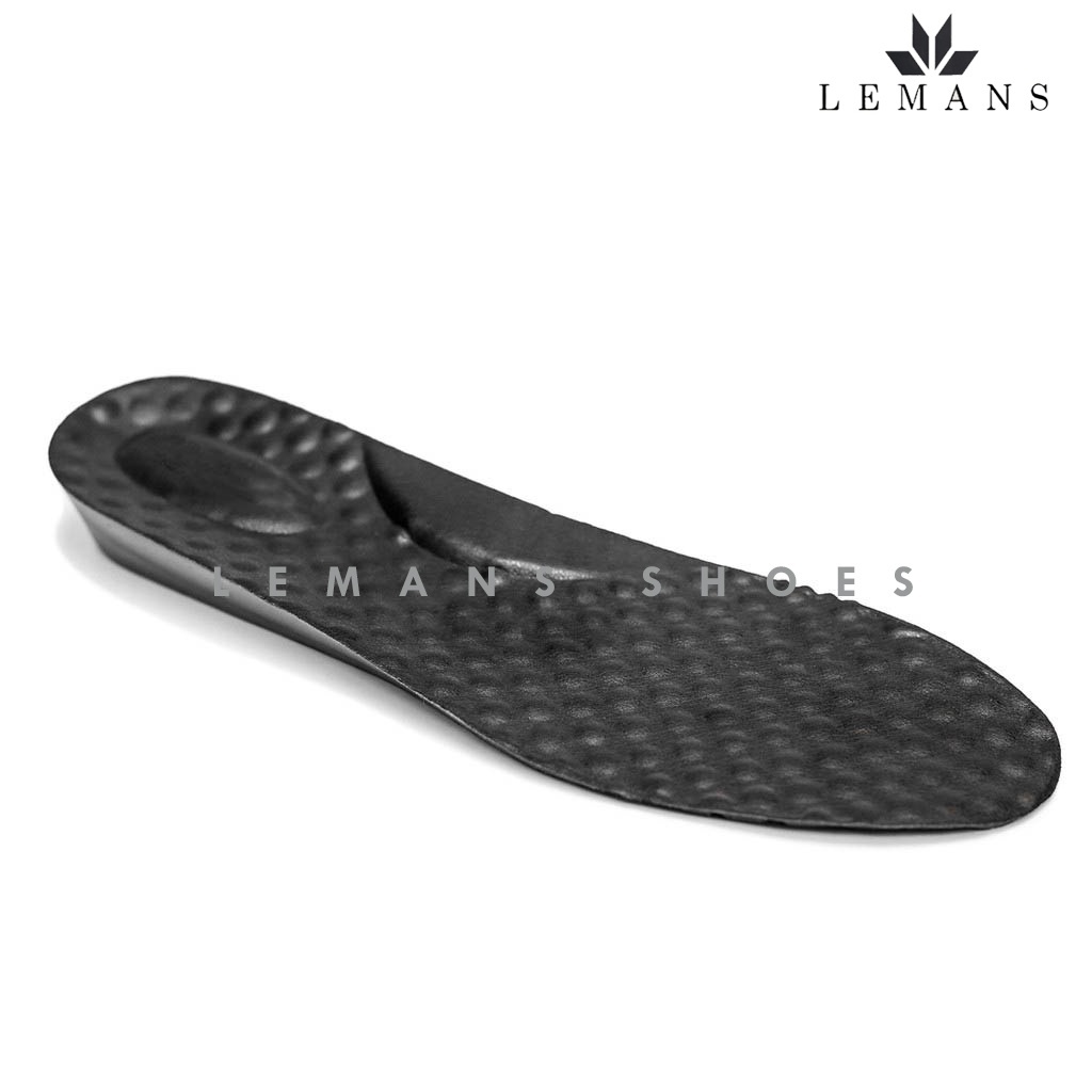 Lót tăng chiều cao 3cm NAM NỮ cho giày Boots, Chelsea, Harness, Zip Chunky Lemans