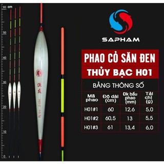 Phao cỏ săn hàng thủy bạc sa phạm h01