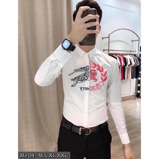 Sơ mi lụa nam, áo chất đẹp hàng from ôm bản đẹp