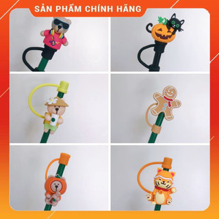 Nút Đậy Ống Hút Ly Starbucks Straw Topper Chống Bụi