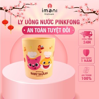 Ly uống nước cho bé PINKPONG cốc tập uống làm từ bột ngô an toàn và không gây hại cho bé