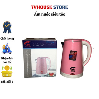 Ấm siêu tốc , ấm nước thái lan công xuất 1500W tự động ngắt khi sôi Dung tích 2.5L