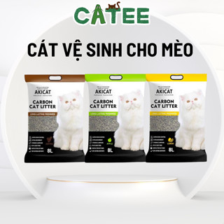 Cát vệ sinh cho Mèo AKICAT 8L Siêu Vón Cục