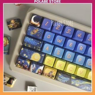 Keycap Starry Sky Cherry XDA Profile PBT Dyesub bàn phím cơ Polabe Store