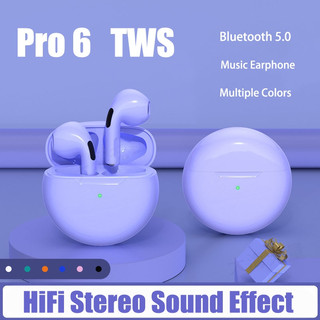 Tai nghe Bluetooth không dây PRO6, tai nghe cuộc gọi HD, tai nghe thể thao PRO 6, âm thanh nổi có mic