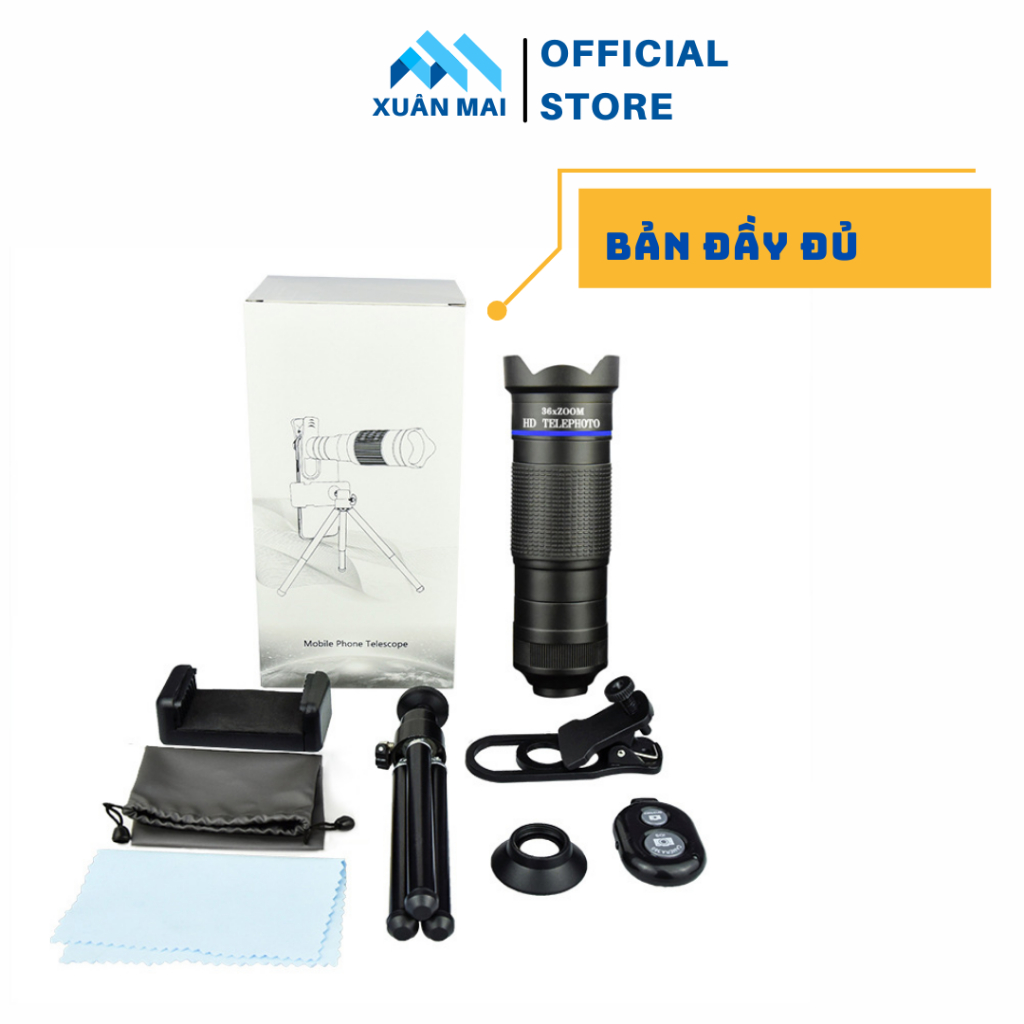 Ống nhòm điện thoại 36x zoom cận cảnh, Hình ảnh HD, kính lúp điện thoại nhìn xa | BigBuy360 - bigbuy360.vn