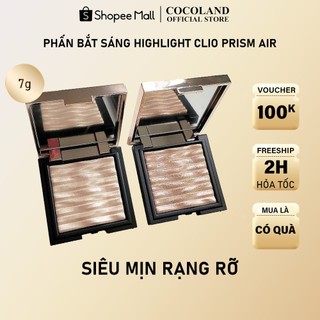 Phấn bắt sáng highlight clio prism air 7g siêu mịn lên tone chuẩn màu chính hãng - dr154