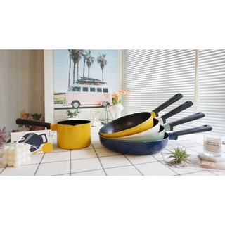 [ LOCK&LOCK ] Chảo Decore Lock&Lock sắc màu 22cm 24cm 26cm và 28cm LDE1263IH LDE1283IH LDE1225IH LDE1243IH