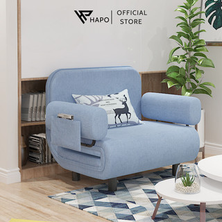 Ghế Sofa Giường Gấp Gọn Đa Năng 2 Trong 1 Có Khoá Kéo Vệ Sinh Chịu Tải 200kg Tặng Kèm Gối Hapo