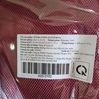 Túi Du Lịch Đa Năng Glucerna