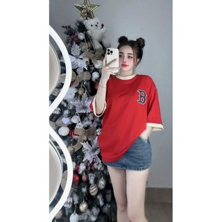 Áo thun nữ tay lỡ form rộng chất cotton mát form<68kg