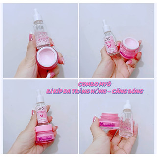 Combo kem face dưỡng trắng da myô