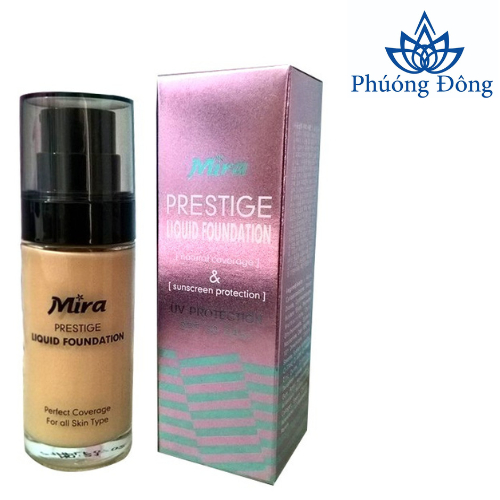 Kem nền chống nắng Mira Liquid Foundation 35ml Chính hãng