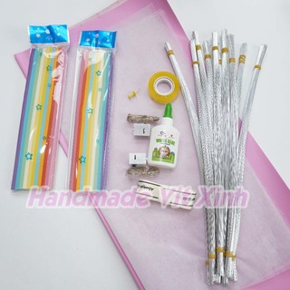 Vật Liệu Hoa Sao 1000 Bông Ngôi Sao Gấp Sẵn | Ngôi Sao Gấp Sẵn | Handmade Vit Xinh