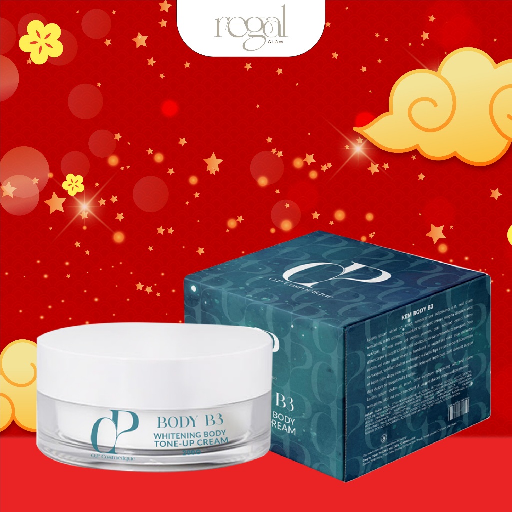 Kem Dưỡng Trắng Da Toàn Thân Body B3 Q.P Cosmétique 200gram