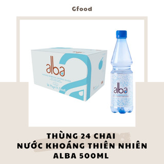   THÙNG 24 CHAI  Alba Nước Khoáng Thiên Nhiên 500ml 