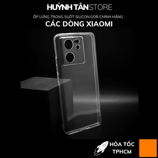 Ốp lưng xiaomi mi 13t pro 13 12 pro 11 lite 11t pro silicon trong suốt chính hãng GOR bảo vệ camera huỳnh tân store