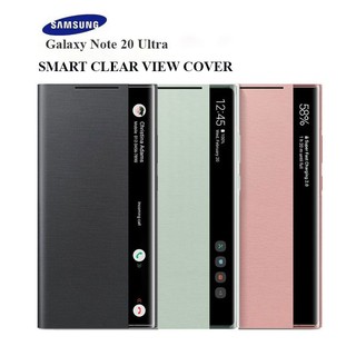 Bao Da Samsung Note 20 Ultra Smart Clear View Cover Chính Hãng