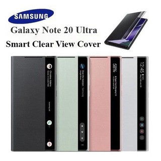 Bao Da Samsung Galaxy Note 20 Ultra Smart Clear View Cover Chính Hãng