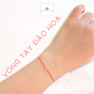 [Whiteline] Vòng tay Đào Hoa Red (có size vòng Chân)