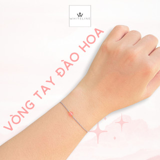 [Whiteline] Vòng tay Đào Hoa Grey (có size vòng Chân)