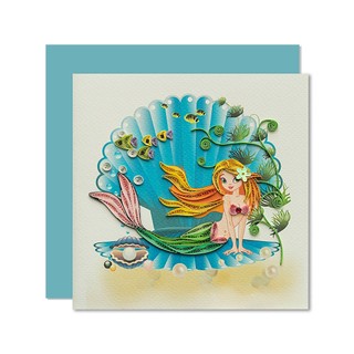 Thiệp Handmade, Thiệp Giấy Xoắn (Quilling Cards) - Thiệp Sinh Nhật, Tình Yêu, Chúc Mừng -  SEA 15x15cm