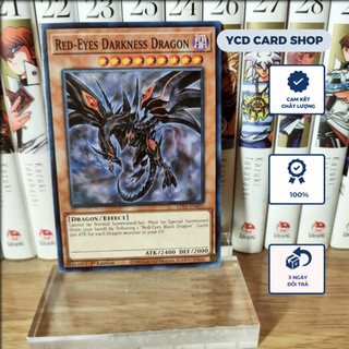 Thẻ bài yugioh chính hãng Red-Eyes Darkness Dragon – Common