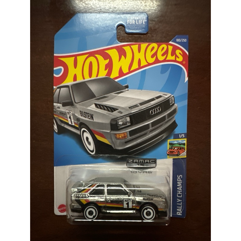 Xe mô hình Hot Wheels ‘84 Audi Sport Quattro ZAMAC