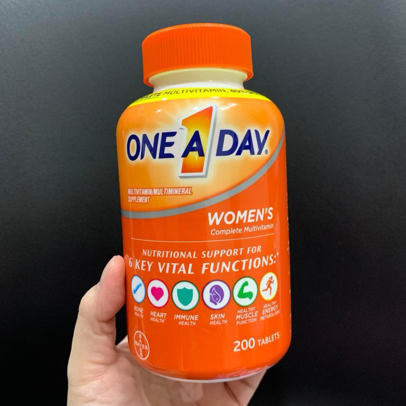 One a day : Vitamin tổng hợp cho người lớn (nữ) dưới 50t (hủ 200 viên)