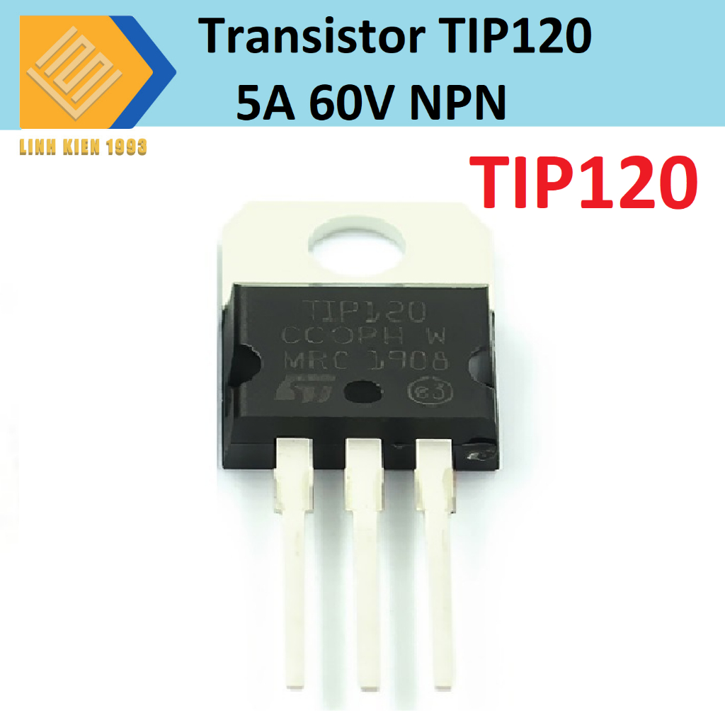 [ 2 CON ] TIP120 5A 60V NPN transistor loại tốt