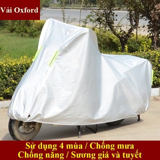 Bạt trùm xe máy ININ Áo bạt trùm phủ xe máy loại dày che nắng cao cấp chống nắng mưa cách nhiệt