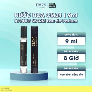 Nước hoa nam CM24 ICONIC WARM Eau de Parfum 9ml - thương hiệu CM24