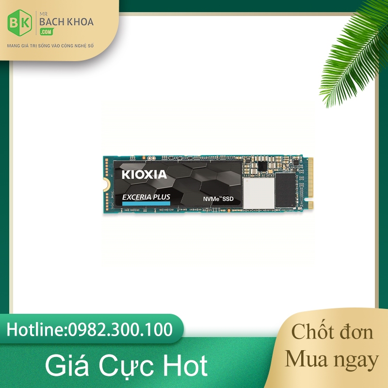 Ổ cứng SSD M2-PCIe 1TB Kioxia Exceria Plus NVMe 2280 (SSD TOSHIBA)