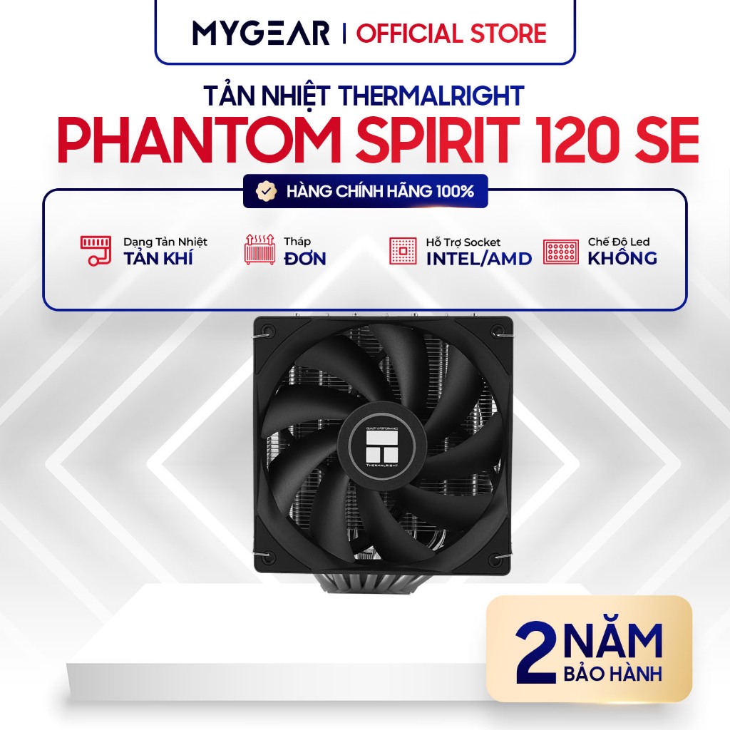 Bộ tản nhiệt khí Thermalright Phantom Spirit 120 SE- Bảo hành chính hãng 12 tháng