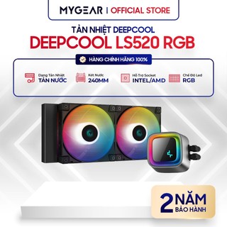 Bộ tản nhiệt nước deepcool ls520 rgb black - bảo hành chính hãng 36 tháng