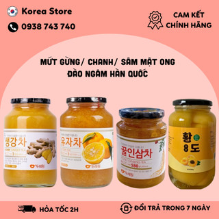 Mứt gừng, chanh, sâm mật ong - Đào Ngâm Hàn Quốc