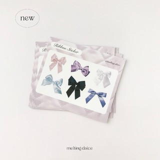 Daice || 'ribbon' sticker - sticker/nhãn dán/decal trang trí