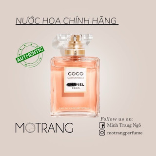 Nước Hoa Nữ Cha nel Coco Mademoiselle Hương Hoa tinh tế , lưu hương lâu 5ml - 10ml - 20ml